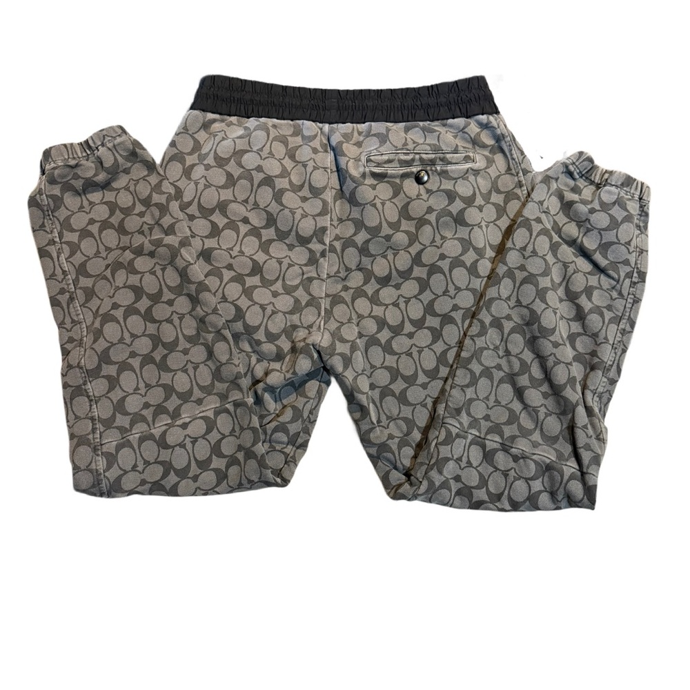 Coach Gray Patterned Sweatpants - image 2